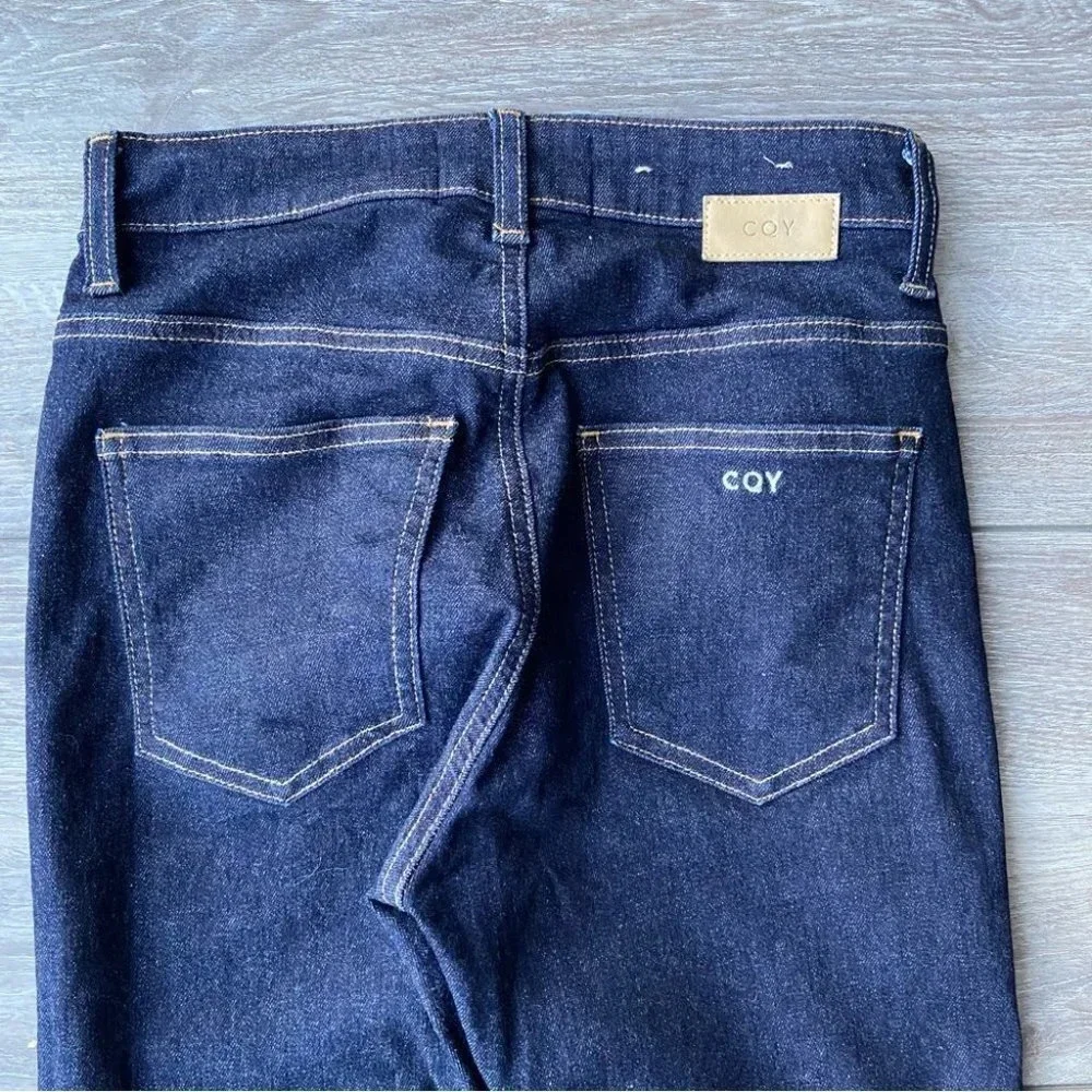 CQY High Rise Skinny PALME CLARITY Dark  Indigo Jeans - Picture 15 of 16